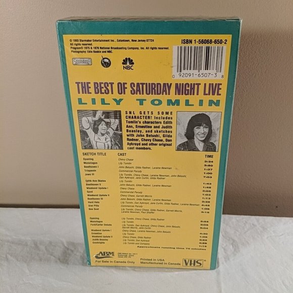 Rare Vintage 1993 The Best of Saturday Night Live Hosted By Lily Tomlin - Picture 3 of 5
